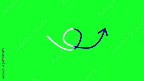 4K Ultra HD Green Screen Arrow Animation Overlay for Video Editing and Motion Graphics Projects