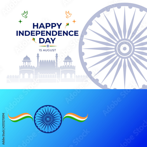 India independence day banner poster template design background