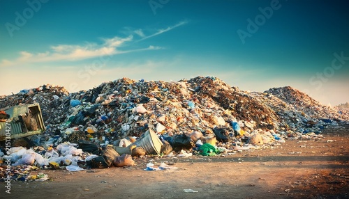 pile of garbage trash