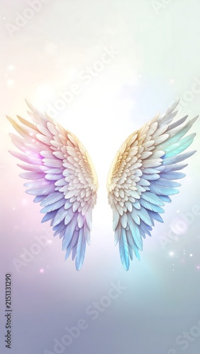 Colorful abstract feather texture background design.