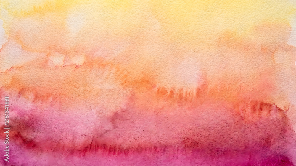 Obraz premium Abstract watercolor background featuring vibrant orange and pink hues perfect for a creative halloween themed design project or festive seasonal artistic display