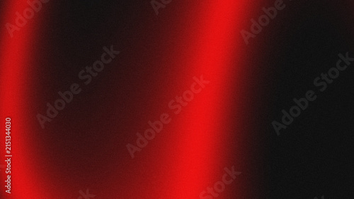 Fotografía Abstract Red Neon Glow Background with Smooth Gradient Waves