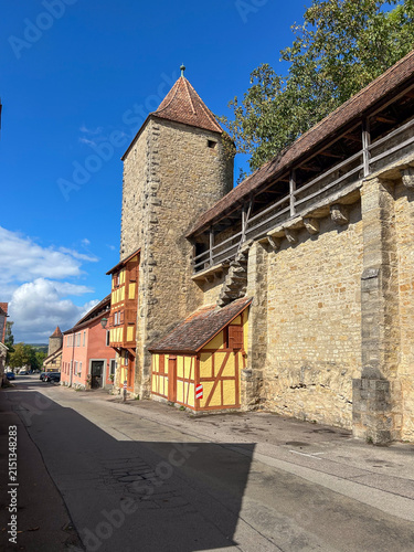 Der Henkersturm in der Stadtmauer von Rothenburg ob der Tauber