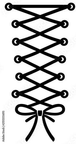 Decorative Shoe Lacing Lace-Up Element