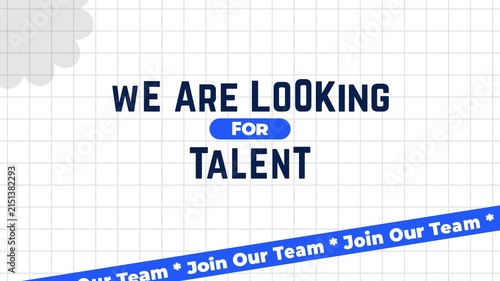 Animated Recruitment Graphic for Job Openings
