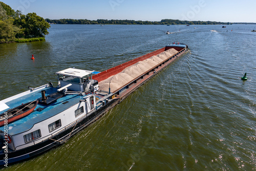Gütertransport Wasserstraße Binnenschiffahrt