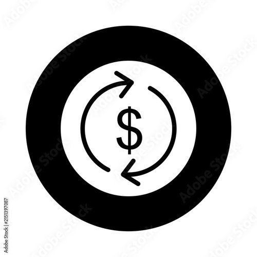 Refund Icon, Refund Process for E-commerce and Online Shopping, Secure Refund Service for Product Returns and Customer Payments, vector