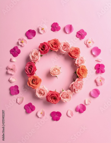 pink rose flower