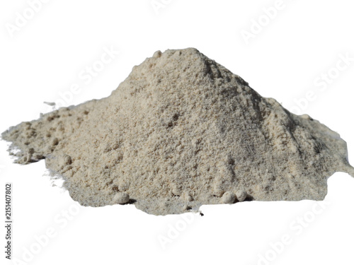 Obraz na płótnie Sand pile texture, beige granular mound, construction sand material for building
