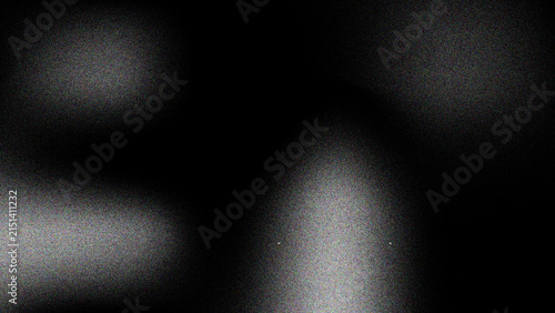 Dark abstract grainy background with bright light bokeh effects and light texture overlays.