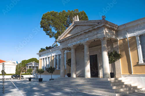 Paphos Town Hall building in Municipal Gardens, Cyprus