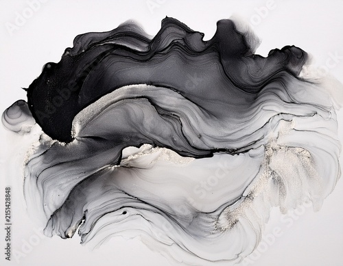 ink wash texture with a white background