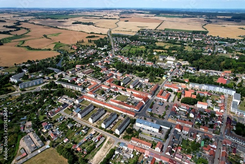 Strasburg, Stadtmitte mit Blick nach Norden, 2022