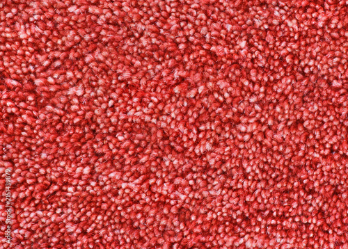Red Loop Pile Rug Background