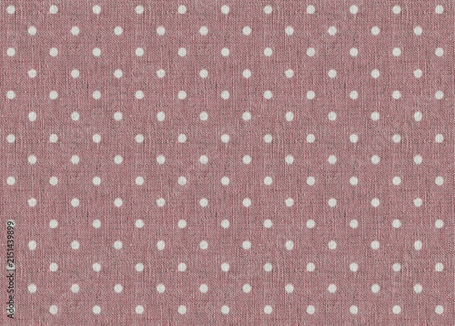 Pink Polka Dot Textile Pattern Background