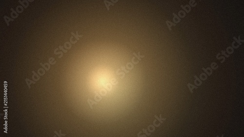 Cuadro en lienzo Soft glowing light spot on dark background