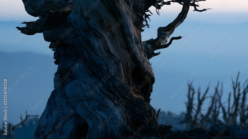 Fototapeta premium Ancient bristlecone pine at twilight