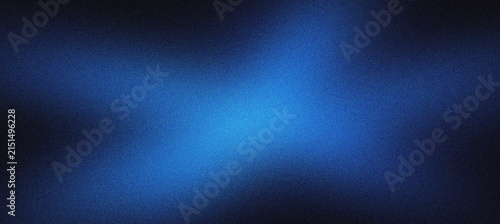 Cuadro en lienzo Abstract blue gradient background with grainy texture