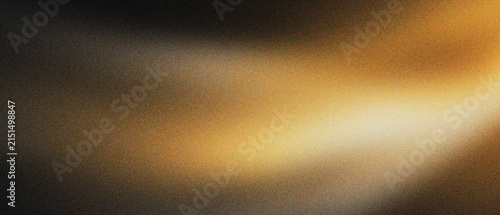 Quadro su tela Golden abstract background with grainy texture and soft light