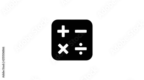 Vector illustration of calculator icon vector illustration on a transparent background
