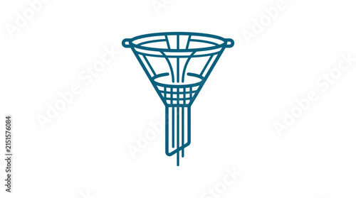 Sales Funnel and Data Filtering Business Icon