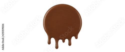 Chocolate Drip Isolated Transparent Background