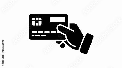 Credit card held in a hand signifies a secure method of electronic payment for retail purchases and digital commerce transactions within the global financial services and banking industry sector.