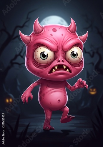 Crimson Grump in Gloomy Grove