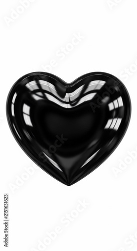 Obsidian Heart: Reflective Depth