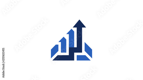 Abstract Financial Growth Chart Icon