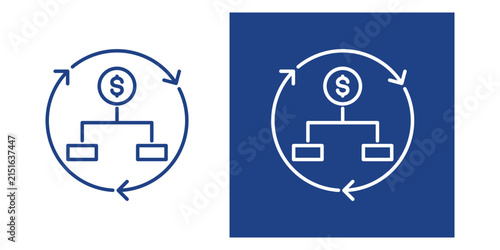 Photography Business Restructuring Blue And White Icon Style Collection