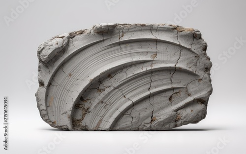 Abstract textured gray concrete block vector