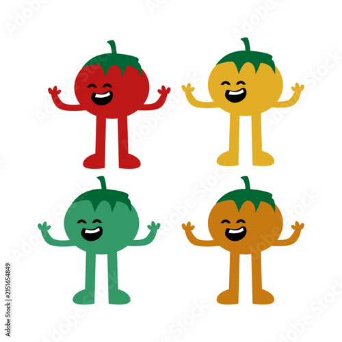 Tomato Mascot Cute Fun Kids