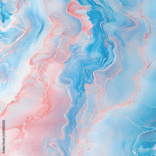 Abstract Watercolor Texture with Soft Blended Brushstrokes in Blue and Pink Tones