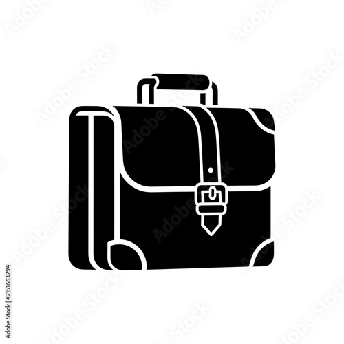 Professional Briefcase Icon - Business Travel and Work Symbol