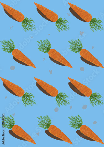 Carrot Seamless Pattern