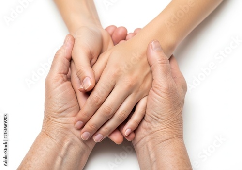 Hands holding peeled banana with pink and purple spots