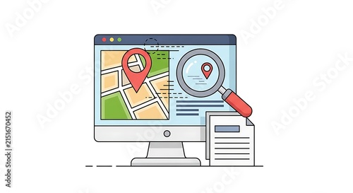 Secure user login illustration with hand clicking button on laptop screen showing successful authentication access