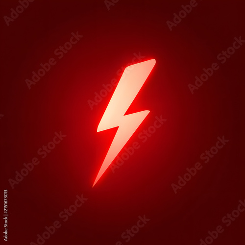 silhouette icon of thunderstorm lightning