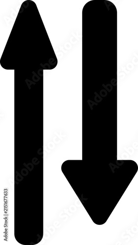Two minimalist black geometric pillars with light gray bases stand vertically against a.