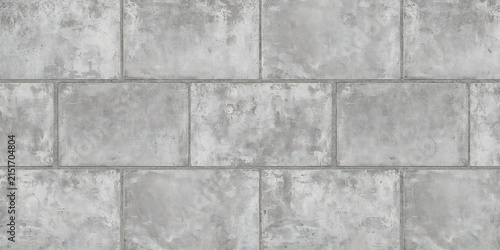 Large gray concrete blocks seamless texture pattern with concrete seamless background construction architecture