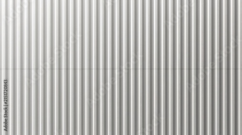 Close up of worn industrial corrugated metal sheet texture with corrugated industrial vertical background