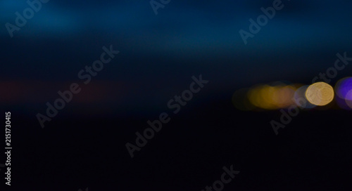 Photography DARK BLUE BACKGROUND WITH YELLOW HINT