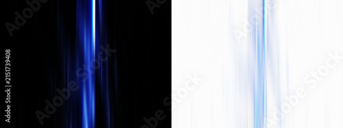 Abstract blue light streaks effect, modern digital design element, Transparent background