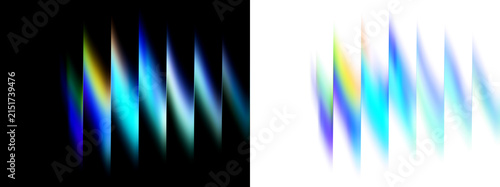 Abstract light streak gradient effect, modern design element, Transparent background
