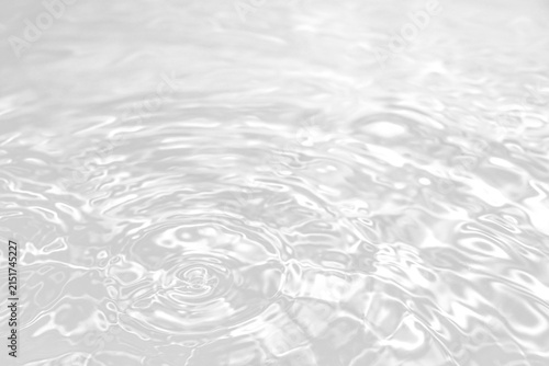 Monochrome water ripple texture isolated on transparent background