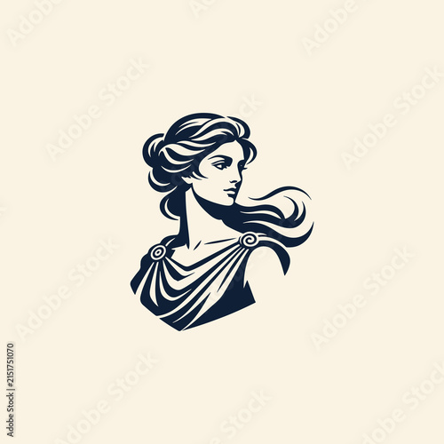 Greek Lady Logo