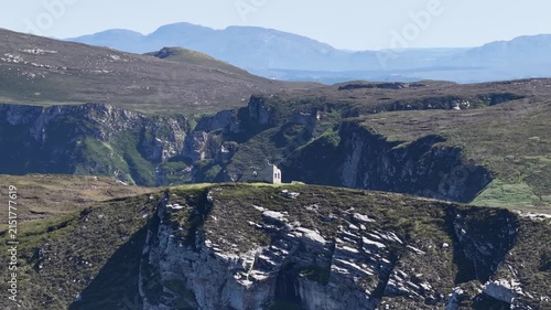 Aerial view of Horn Head in County Donegal, Ireland