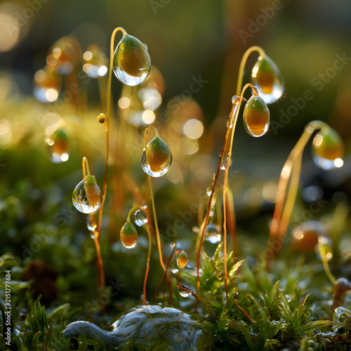 Scientific Moss Spore Capsule Macro