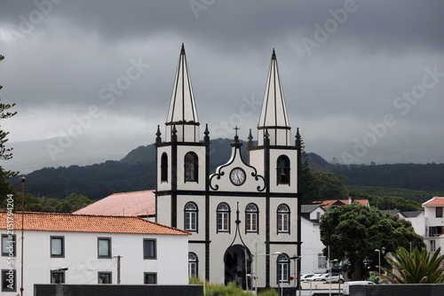 Принти на полотні Church of Saint Mary Magdalene on the island Pico, Azores, Portugal